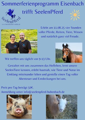 Sommerprogramm Eisenbach2025
