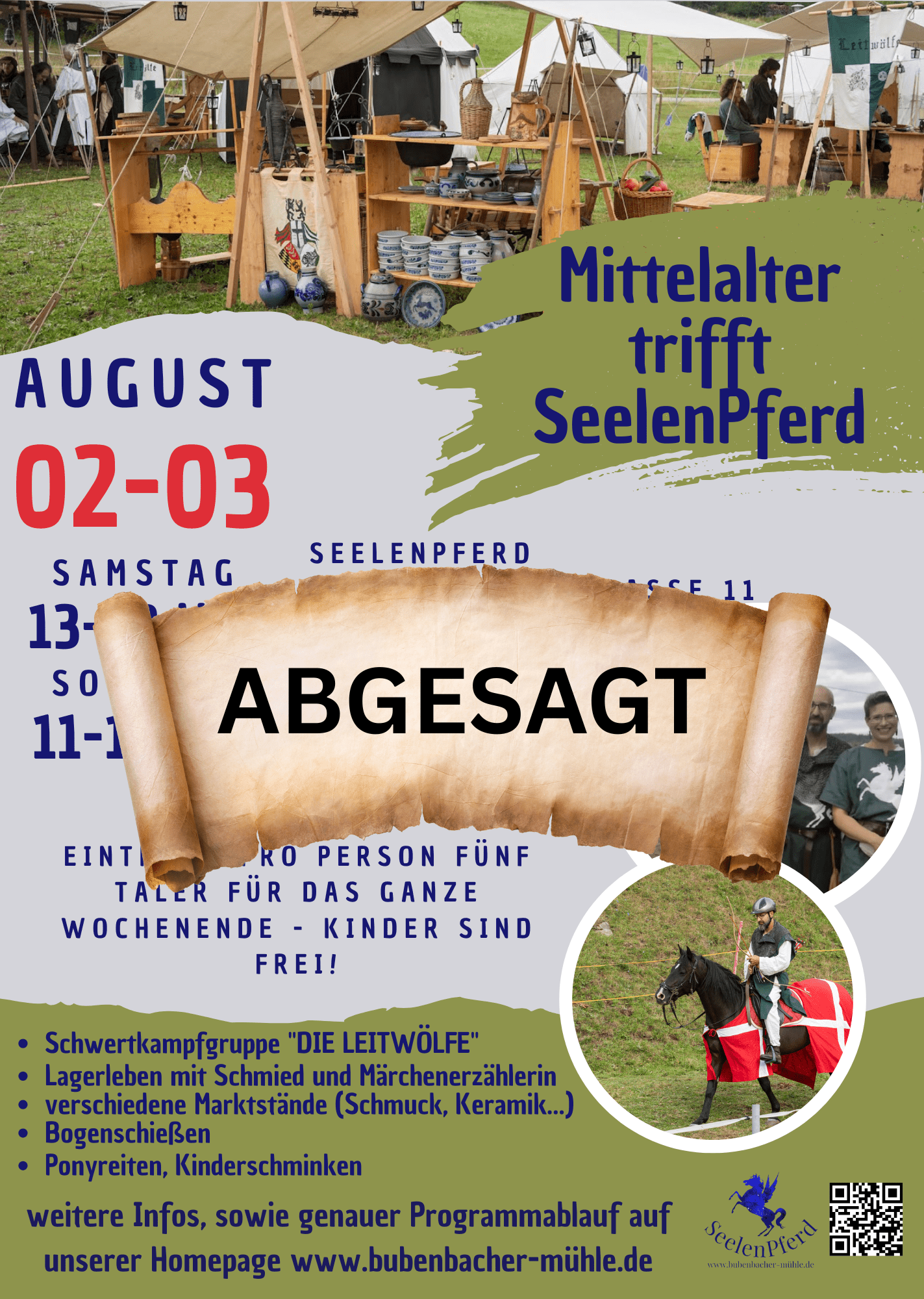 Mittelalter trifft SeelenPferd 2024 (303 x 426 mm)